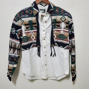 Vintage Rough Rider button down shirt western brushpopper